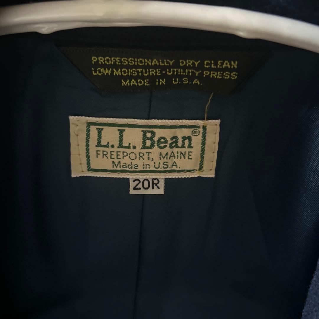 最終値下げ！80s USA製 L.L. Bean ネイビー テーラードジャケット