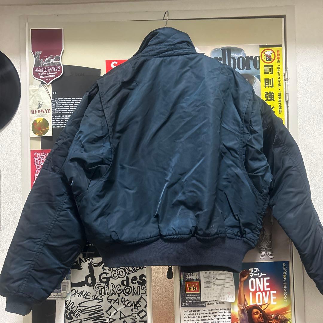 SCHOTT TYPE CWU-7/P フライトジャケット ネイビー