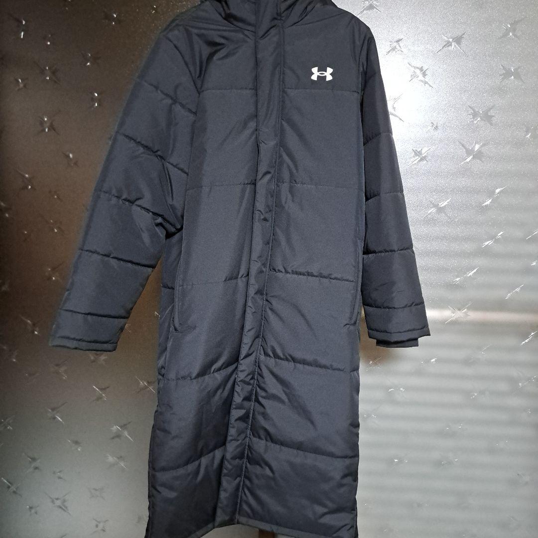 アンダーアーマー　 ベンチコート　Lサイズ ブラック　美品