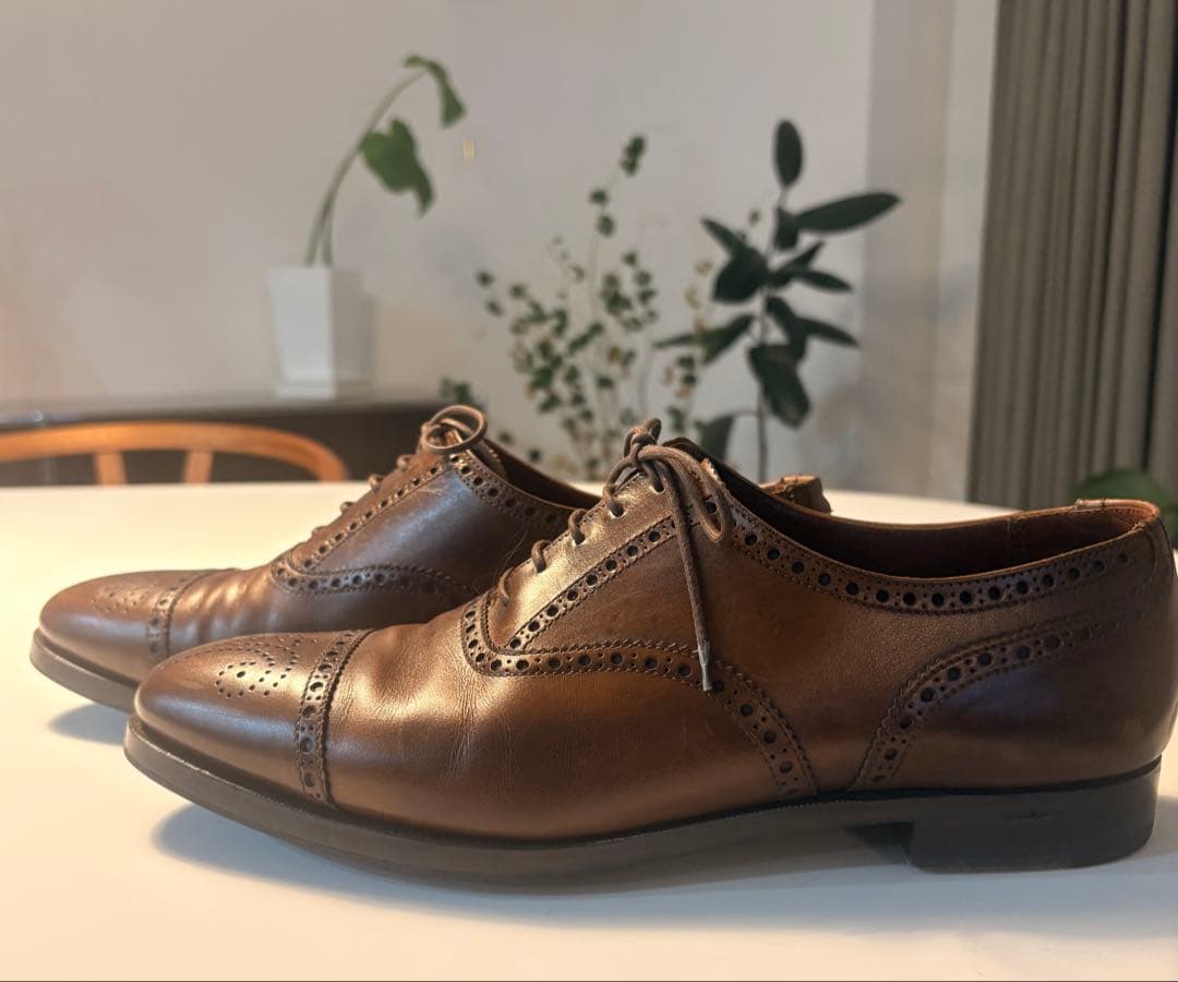 CROCKETT&JONES COVENTRY セミブローグ ダークブラウン8E