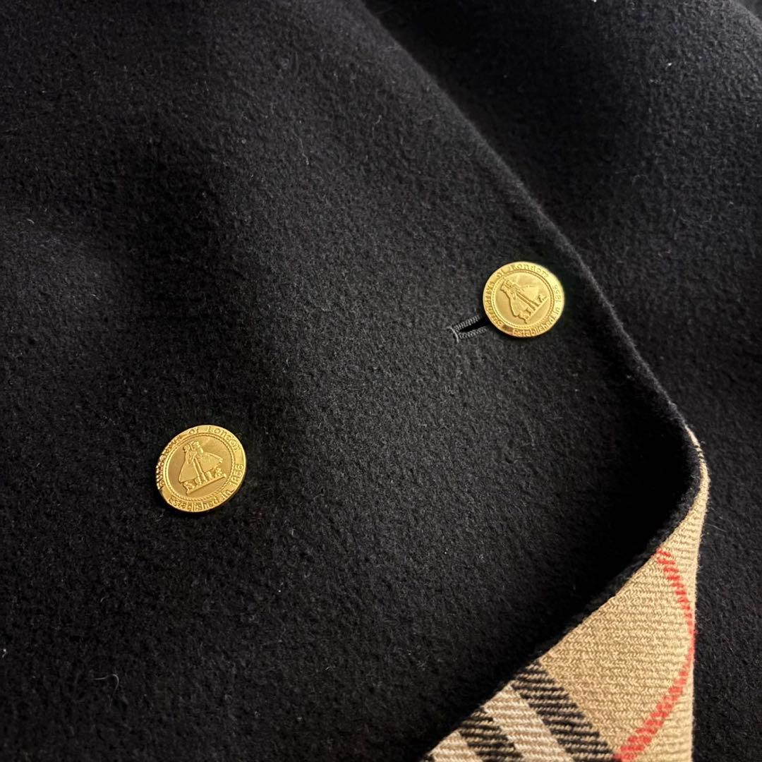 BURBERRY 金ボタン ダブルプレス コート