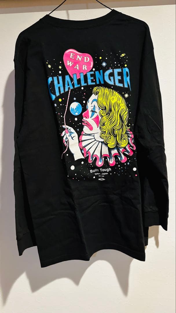 CHALLENGER クラウンピエロデザイン END WARロンT L