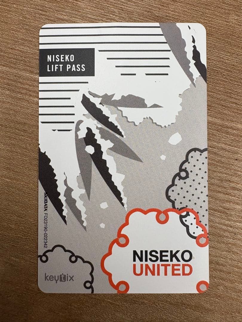 24-25シーズン　 ニセコ全山共通リフト券　1枚
