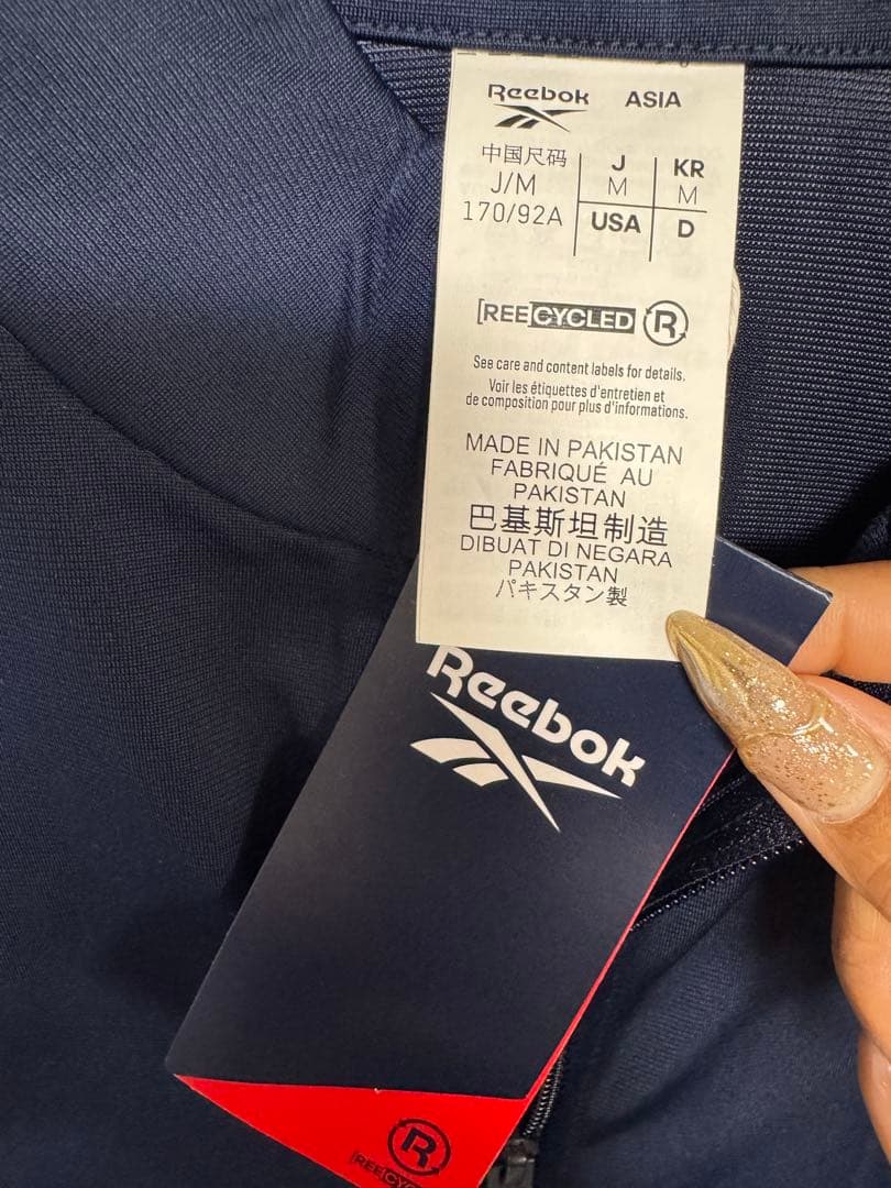 新品ジャージ上　数回着用ボトム　Reebok ジャージ上下セット リーボック