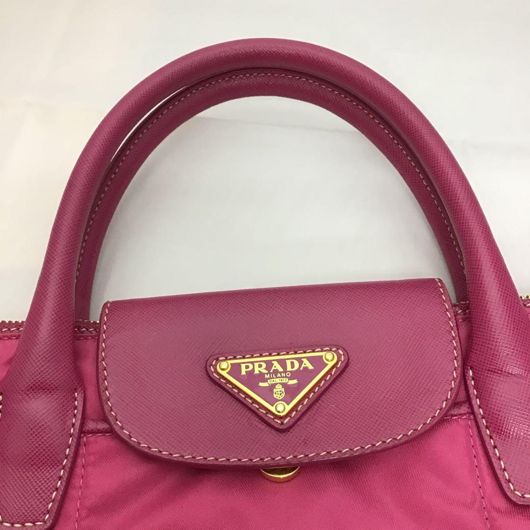 ❣️プラダ❣️2wayショルダーバッグ　ナイロンサフィアーノ　BN2106 ピンク