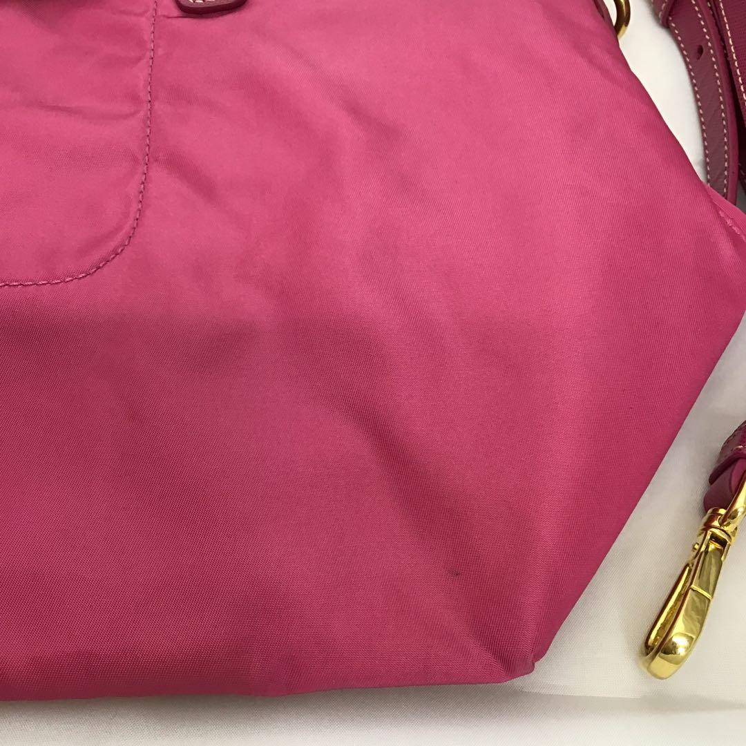 ❣️プラダ❣️2wayショルダーバッグ　ナイロンサフィアーノ　BN2106 ピンク