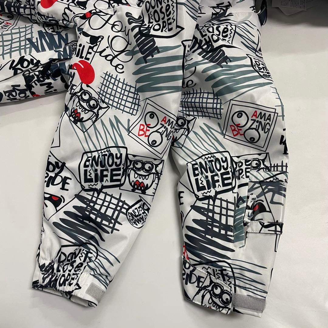 JOY RIDE キッズ スキー スノボ ウェア 140cm 白 黒