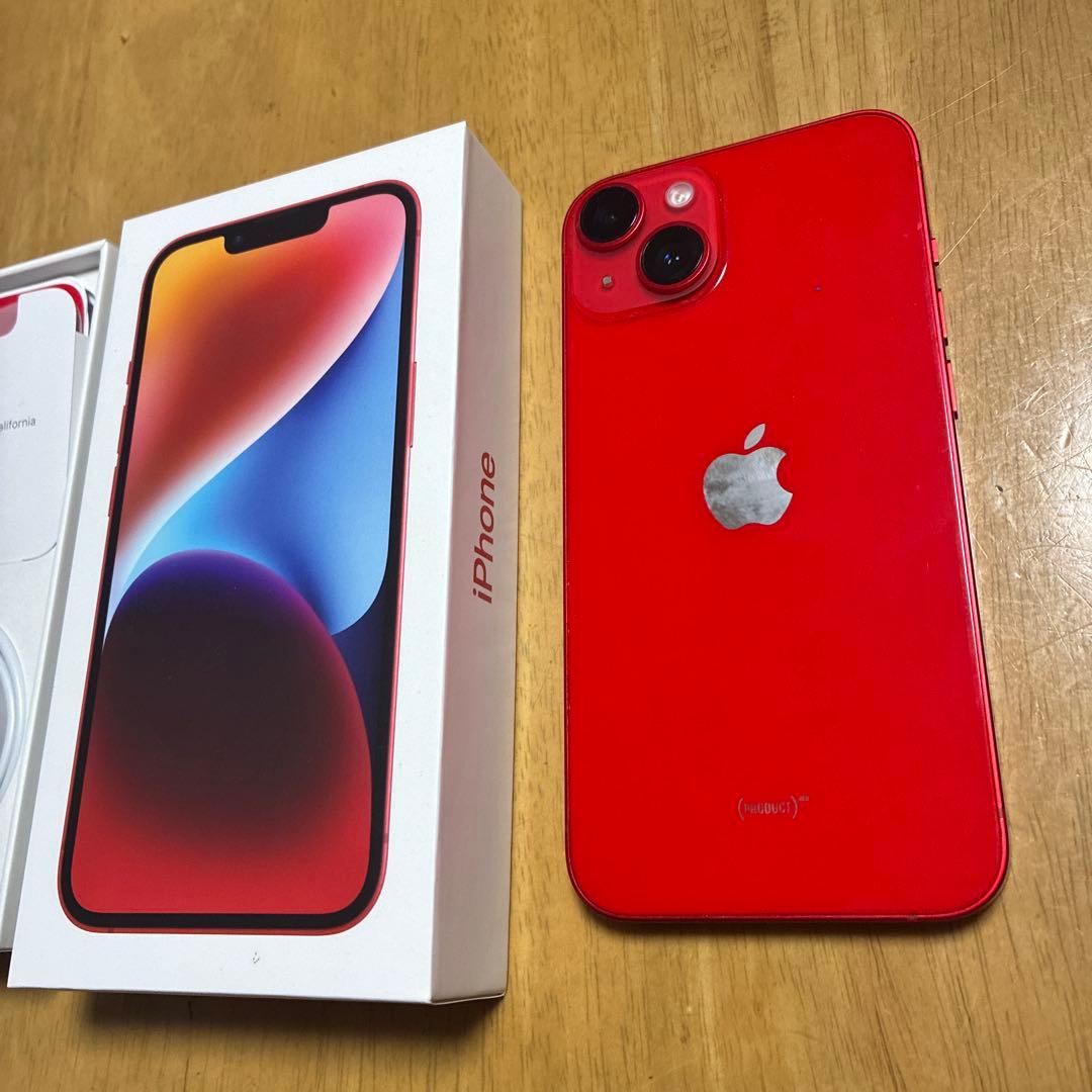 iPhone14 128GB バッテリー100% ライトニングケーブル、箱付き