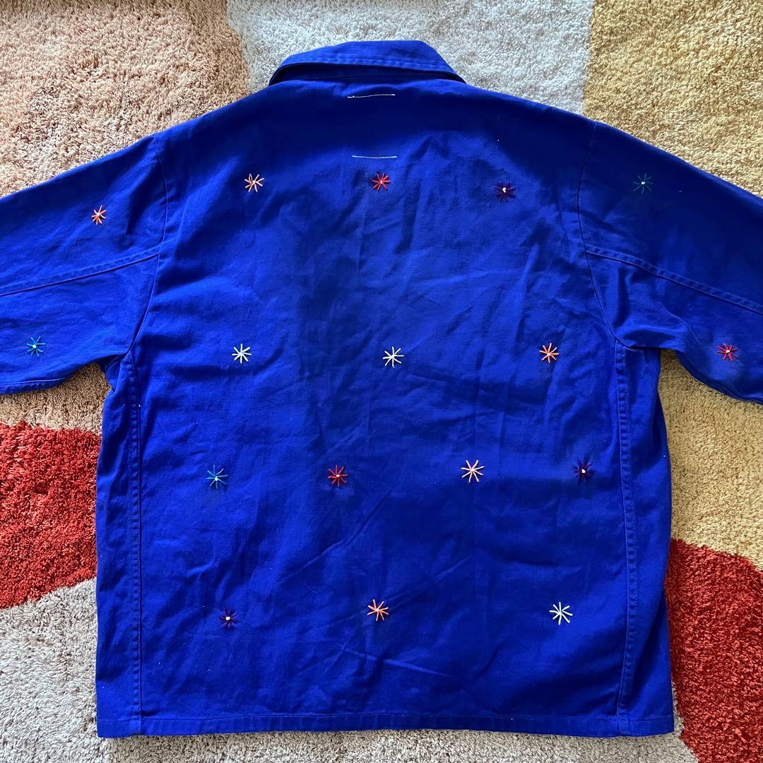 Nasngwam. フラワーカバーオール / リメイクユーロワークジャケット