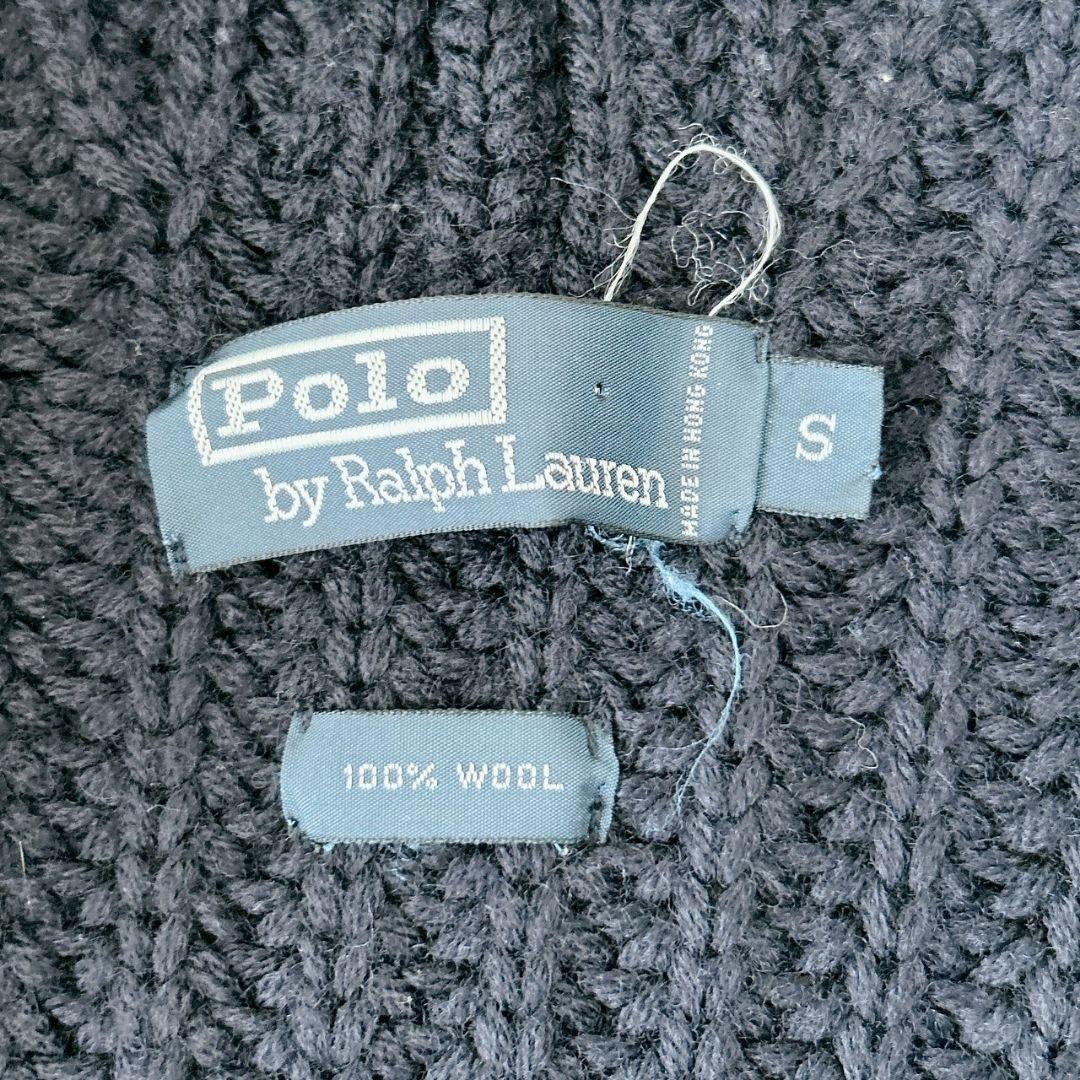 ポロバイラルフローレン ダッフルコート ローゲージニット 90's ネイビー