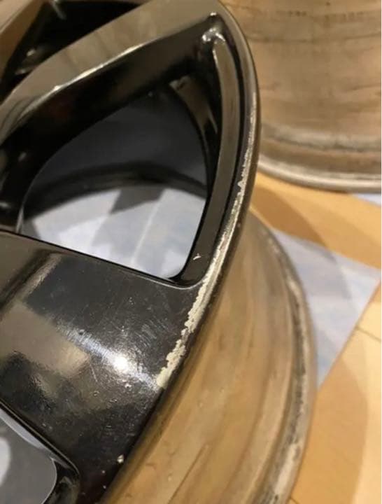 【Ｅさん専用】R35 GTR 純正ホイール　ブラック塗装　4本