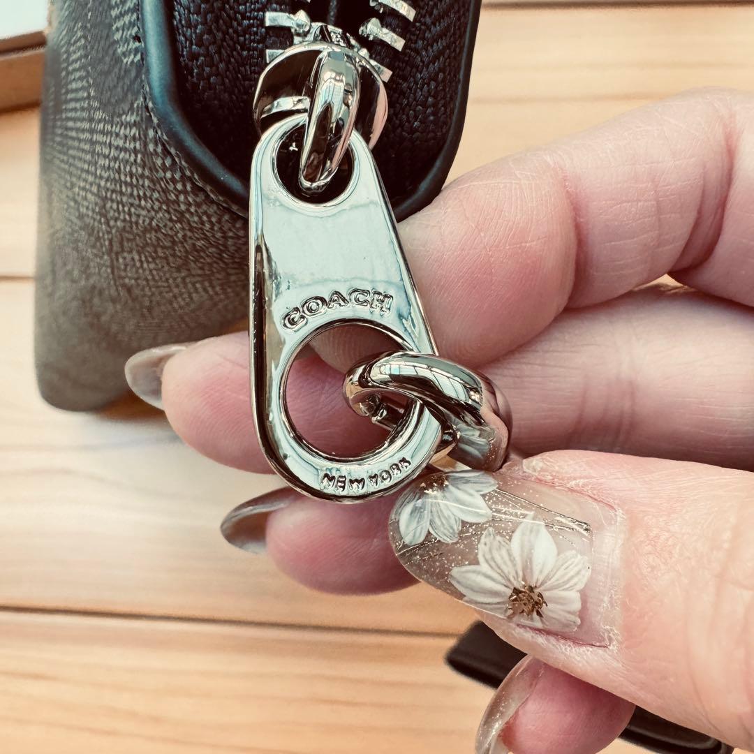 COACH 長財布 C4452 ブラック系 新品未使用 レディース メンズ