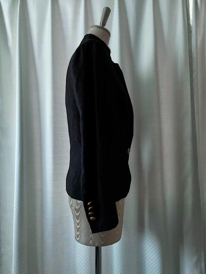 【新品 タグ付き】ドルチェ＆ガッバーナ ジャケット 縦襟 ブラック 42 希少