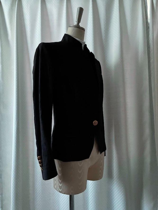 【新品 タグ付き】ドルチェ＆ガッバーナ ジャケット 縦襟 ブラック 42 希少