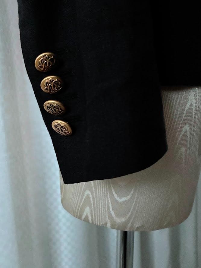 【新品 タグ付き】ドルチェ＆ガッバーナ ジャケット 縦襟 ブラック 42 希少