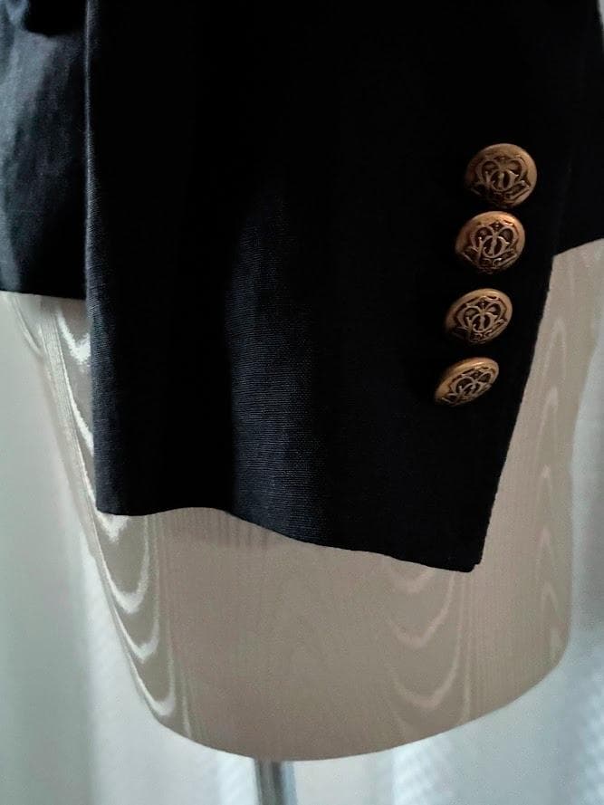 【新品 タグ付き】ドルチェ＆ガッバーナ ジャケット 縦襟 ブラック 42 希少