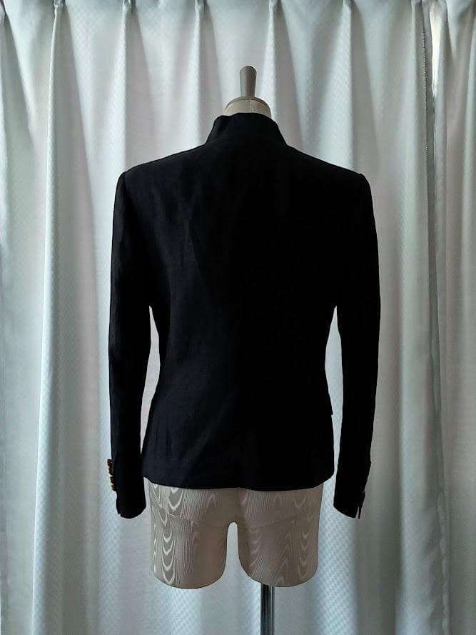 【新品 タグ付き】ドルチェ＆ガッバーナ ジャケット 縦襟 ブラック 42 希少