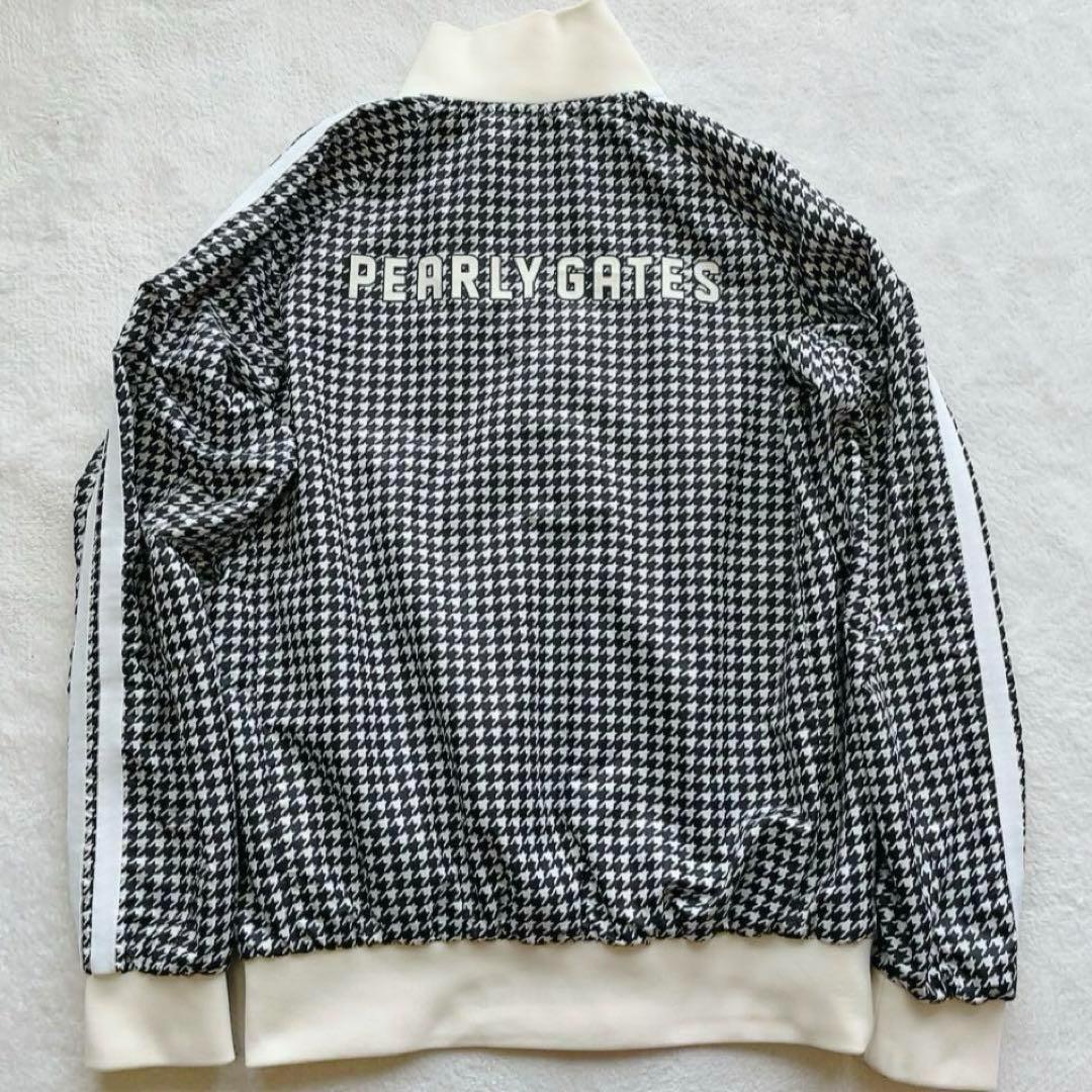 極美品　パーリーゲイツ　蓄熱裏地　スニード　ジャケット　千鳥　ブラック　ネイビー