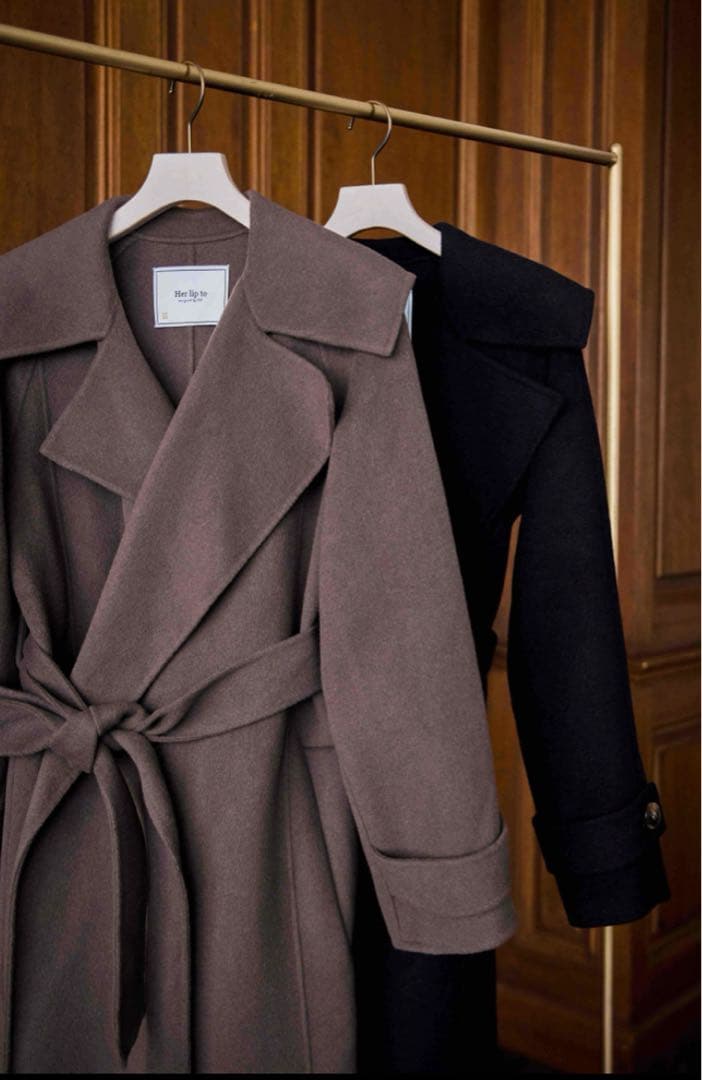 は*な様 herlipto Lucca Wool Blend  Coa