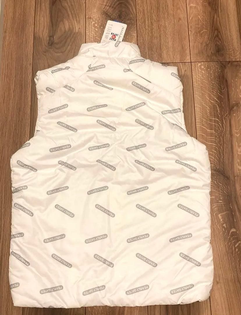 新品未使用★PEARLY GATES★軽量 ダウンベスト Ｌ　白　ゴルフウェア