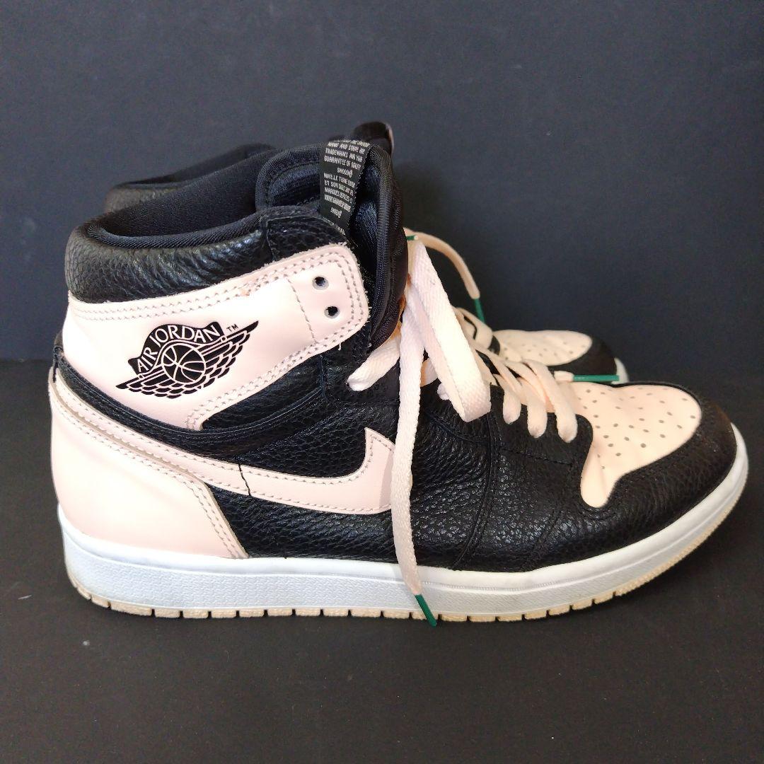 Nike Air Jordan ( エア ジョーダン 1 )黒/ピンク シューズ