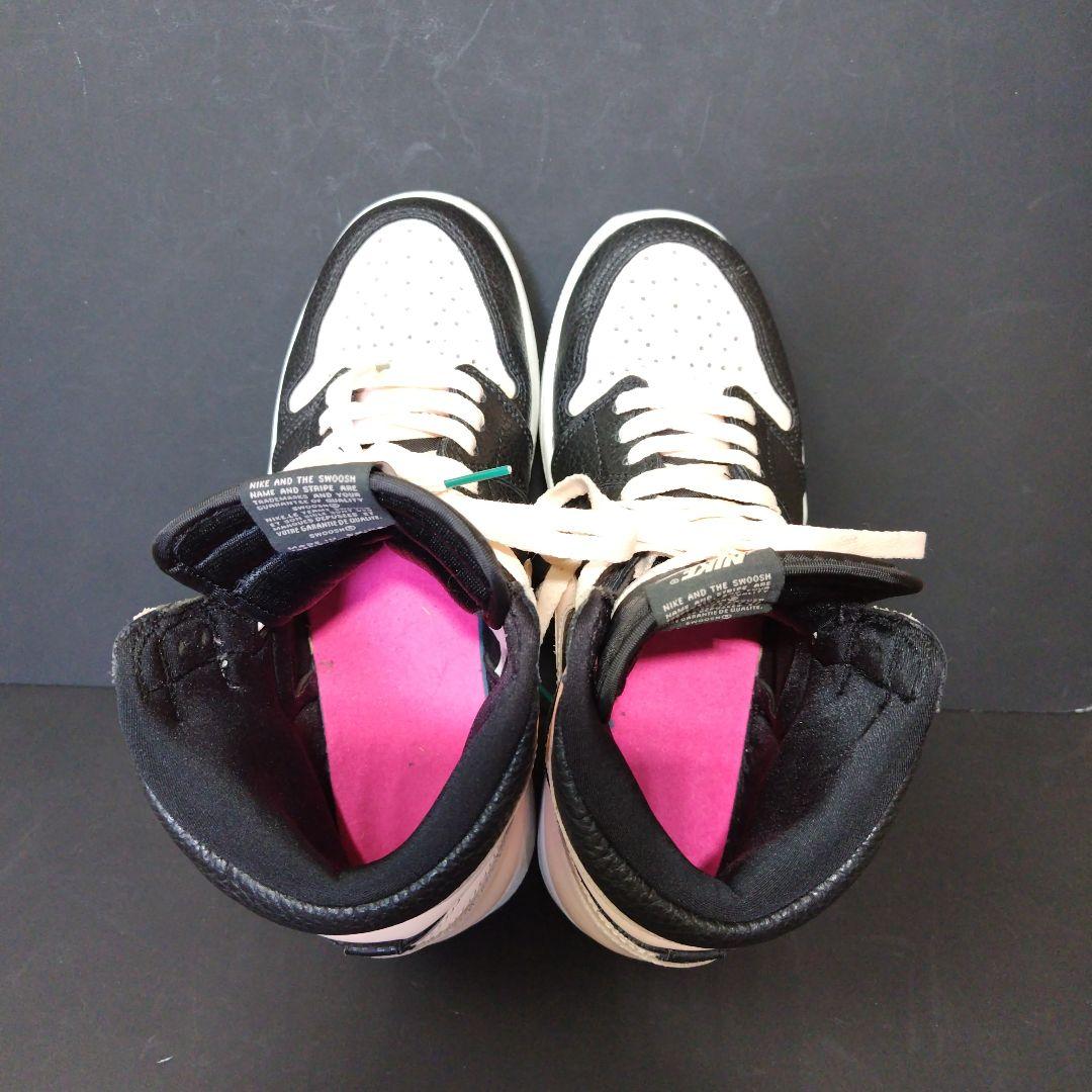 Nike Air Jordan ( エア ジョーダン 1 )黒/ピンク シューズ