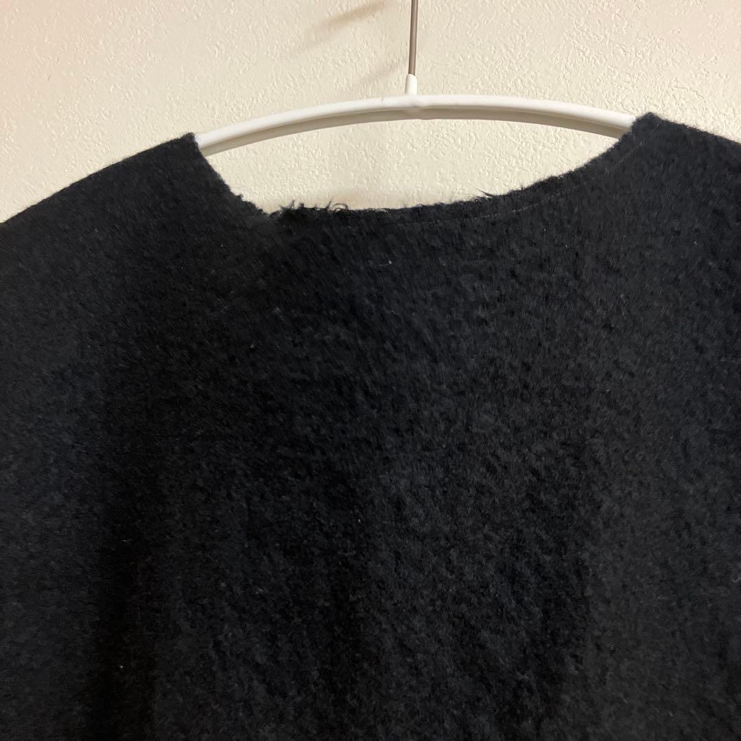 山中とみこ　CHICU+CHICU5/31 圧縮ウール　2WAY ベスト　黒