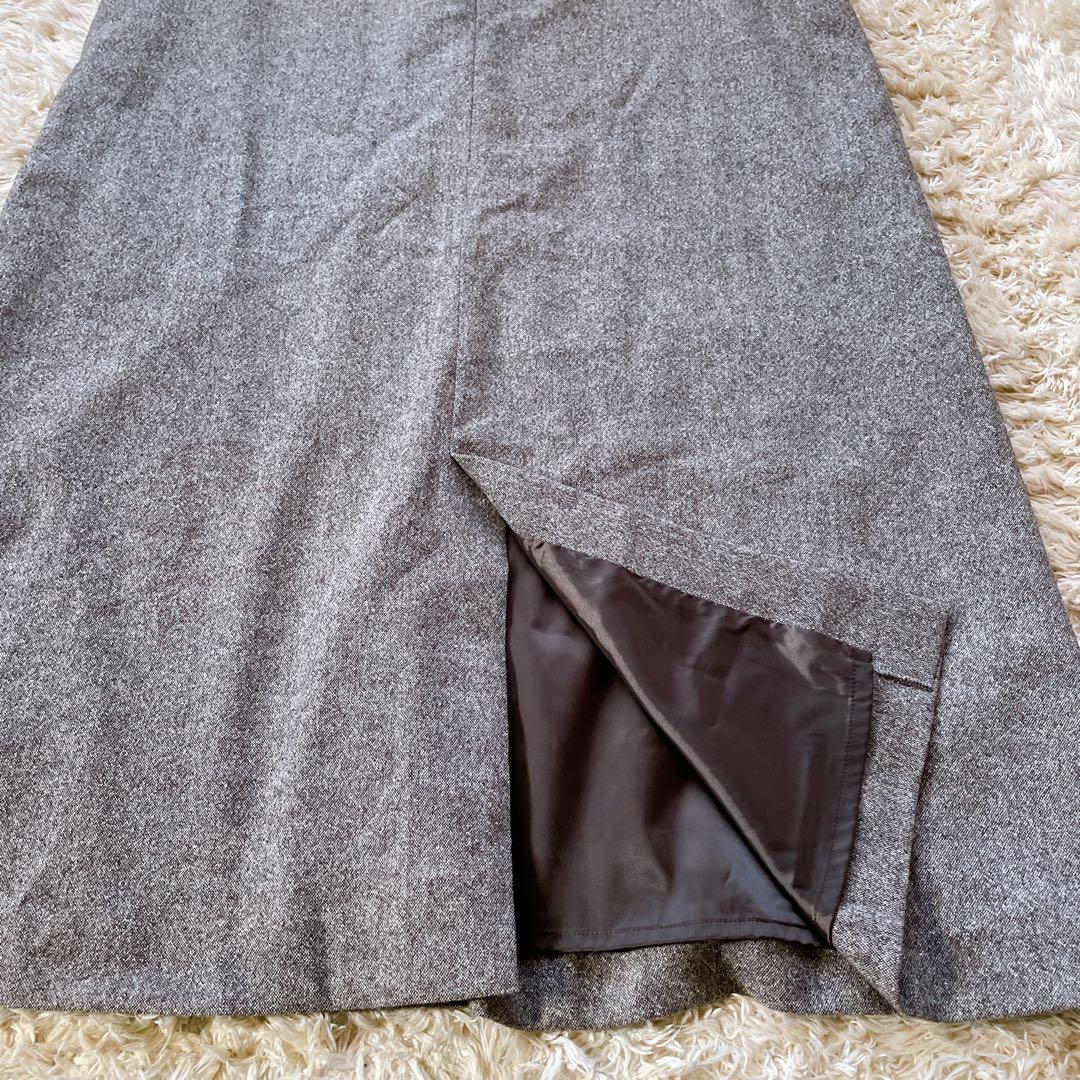 【美品】23区 大きいサイズ シルクネップツイード ジャンパースカート　4L