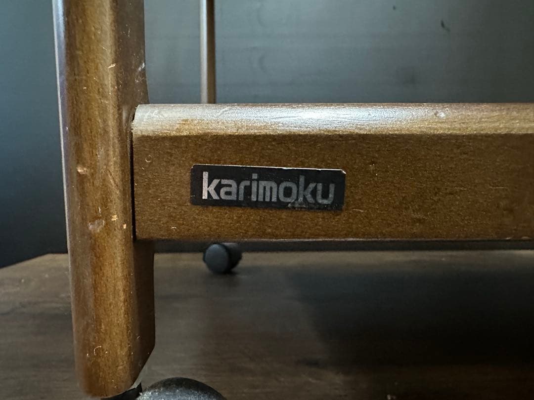 カリモク　ナチュラル　キッチンワゴン ティーワゴン