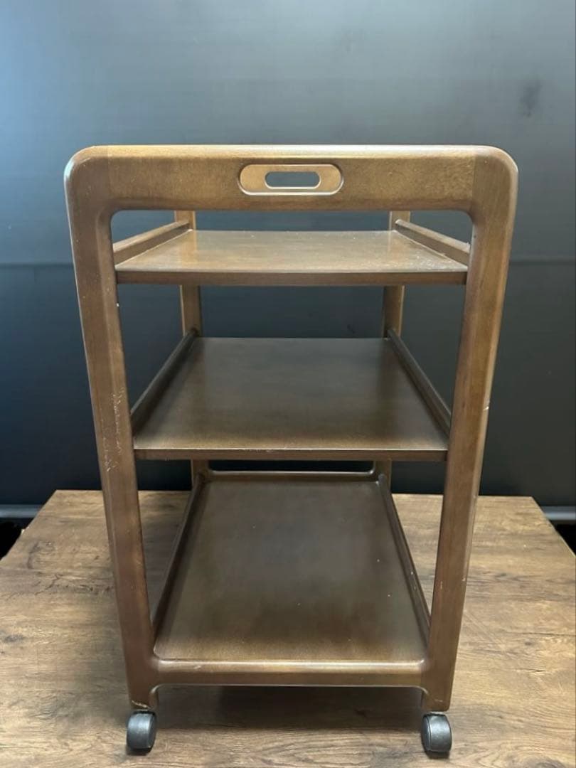カリモク　ナチュラル　キッチンワゴン ティーワゴン