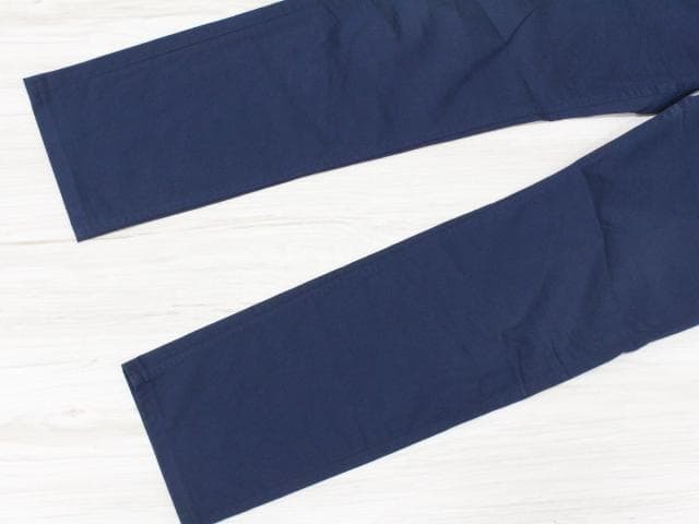 ▲エルメス セリエボタン コットン チノ ネイビー Mサイズ
