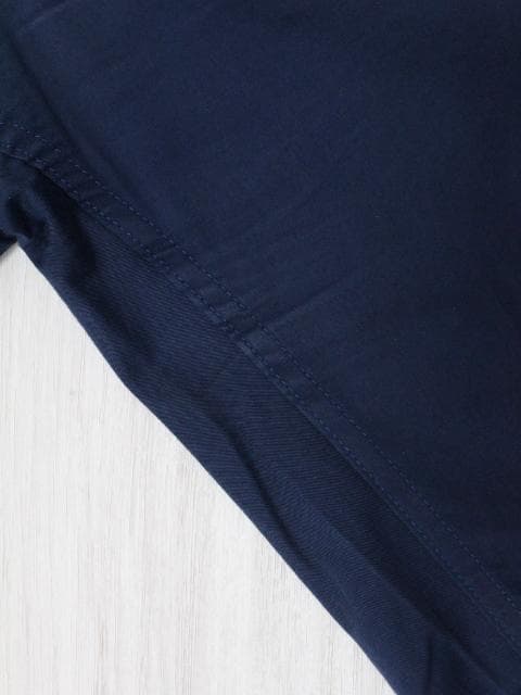 ▲エルメス セリエボタン コットン チノ ネイビー Mサイズ