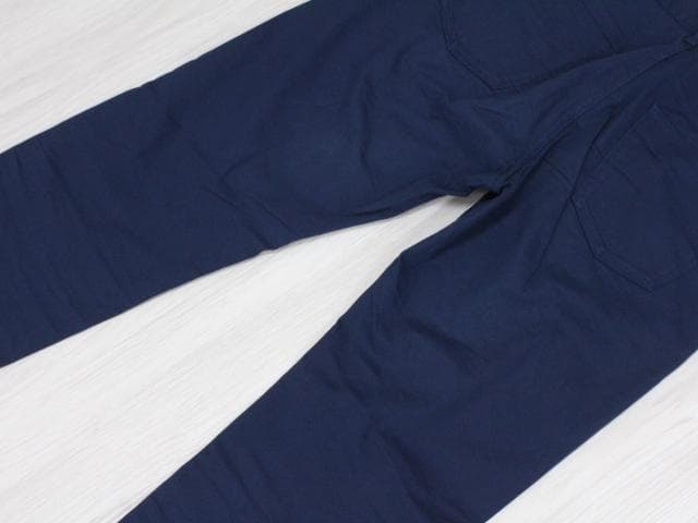 ▲エルメス セリエボタン コットン チノ ネイビー Mサイズ