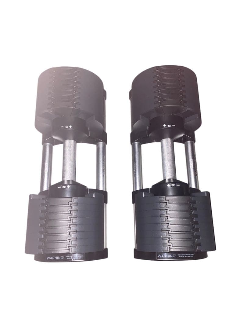 【良品】NUOBELL フレックスベル 32キロ2個、スタンド1/4梱包②