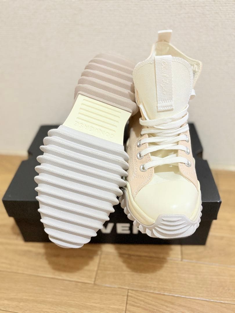 CONVERSE ランスターモーション　ベージュ ハイカットスニーカー