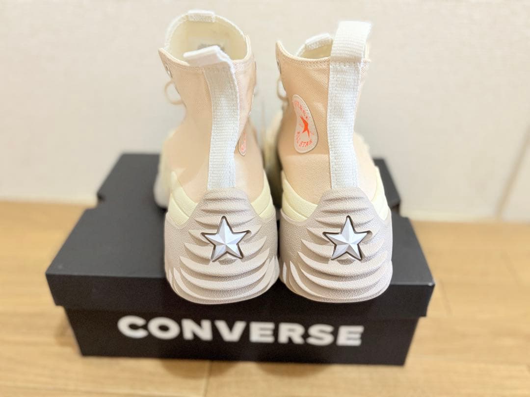 CONVERSE ランスターモーション　ベージュ ハイカットスニーカー