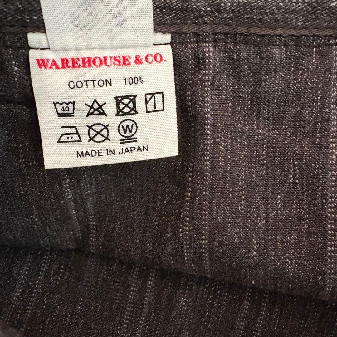 warehouse john gluckow ストライプ　ワークパンツ　デニム