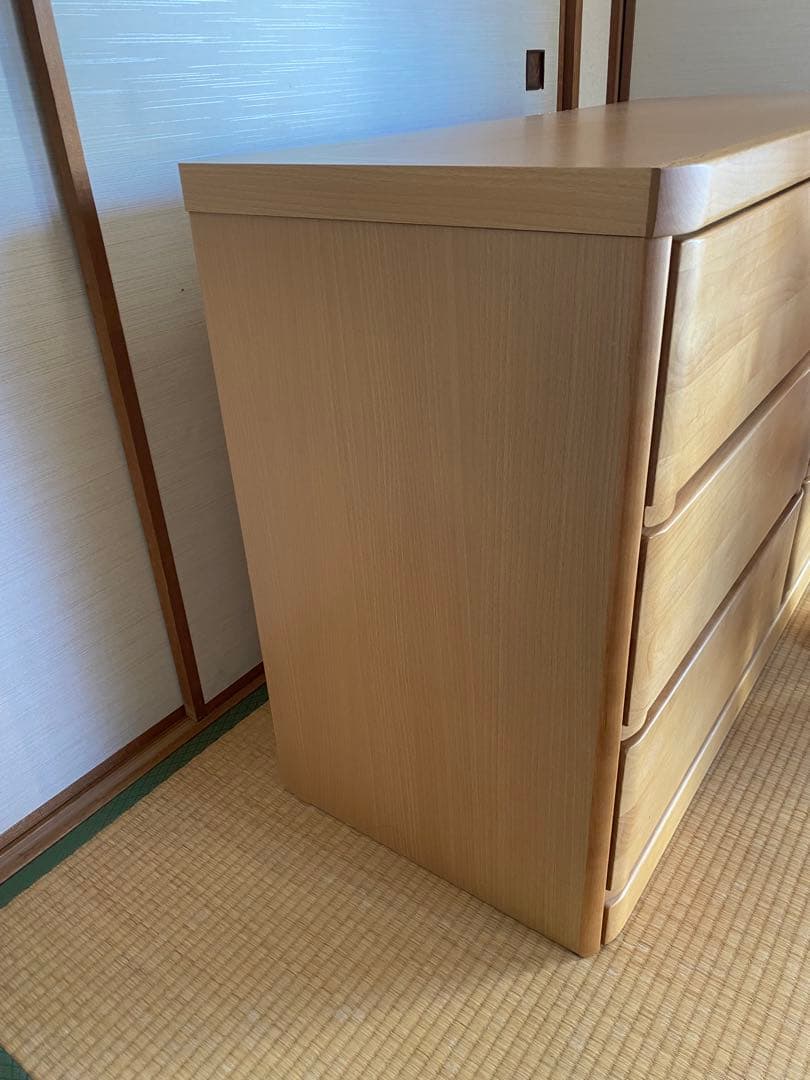 ★ごま★【チェスト】ナチュラルウッド_洋服ダンス