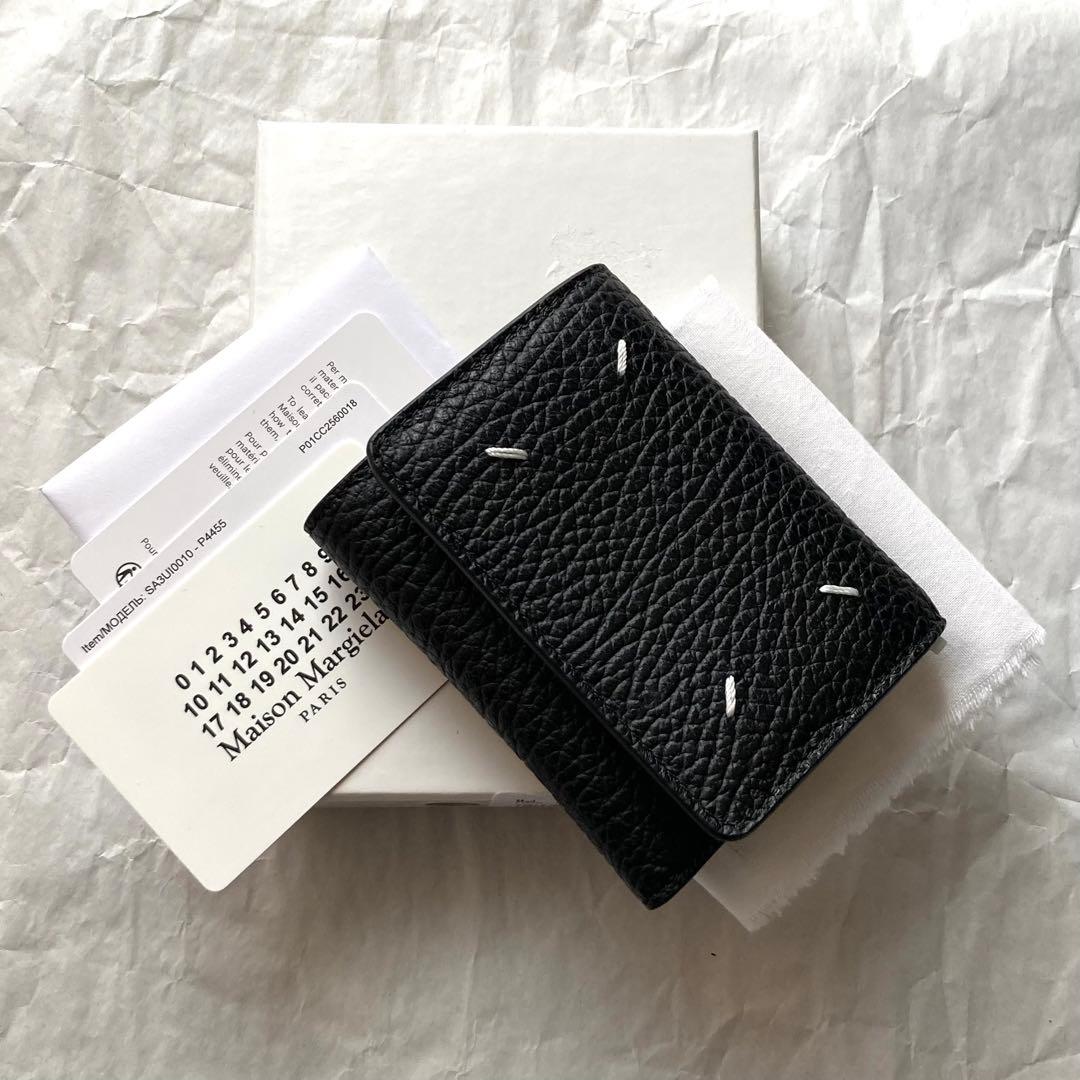 [Maison Margiela] グレインレザースリーフォールドウォレット