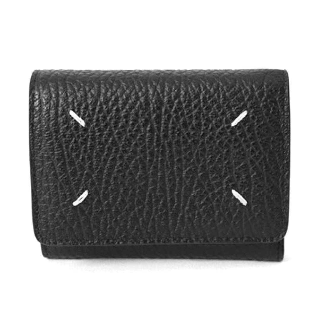 [Maison Margiela] グレインレザースリーフォールドウォレット