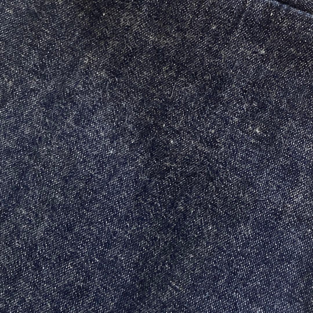 かぐれ⟡.綿麻デニムイージーパンツ コットンリネンインディゴ日本製