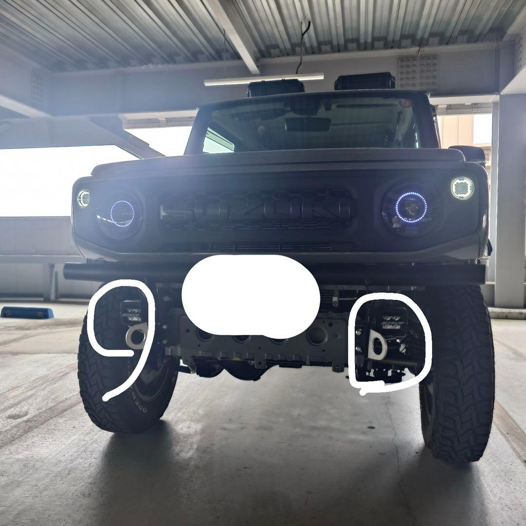 IPF フォグランプ LED2インチ2200lm6000K ホワイト 12V用