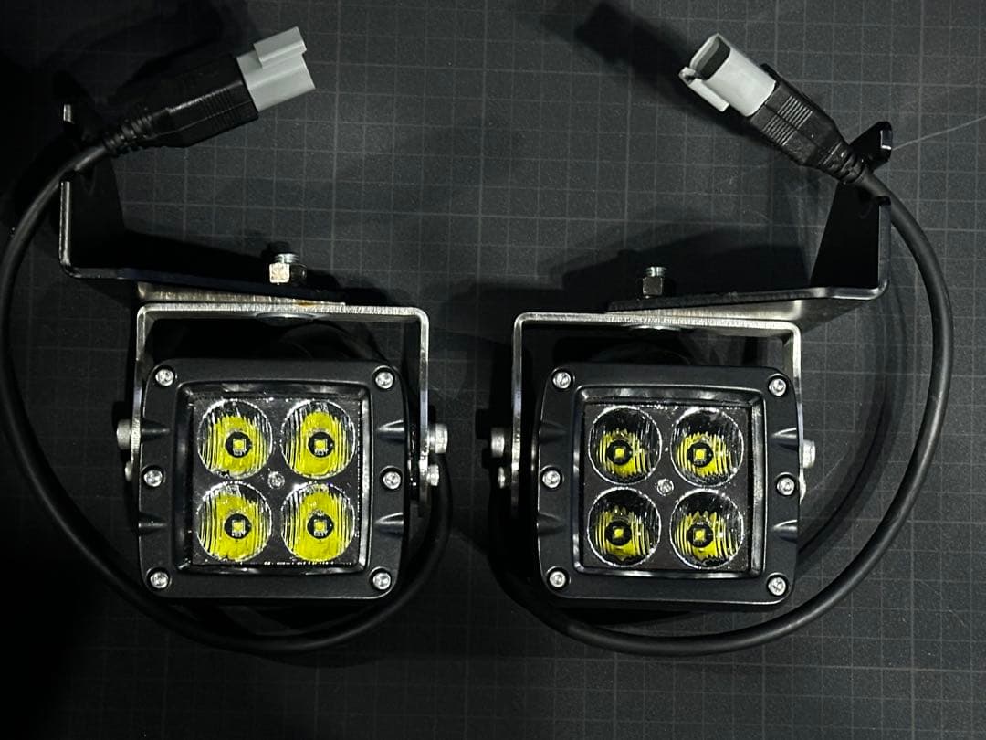 IPF フォグランプ LED2インチ2200lm6000K ホワイト 12V用