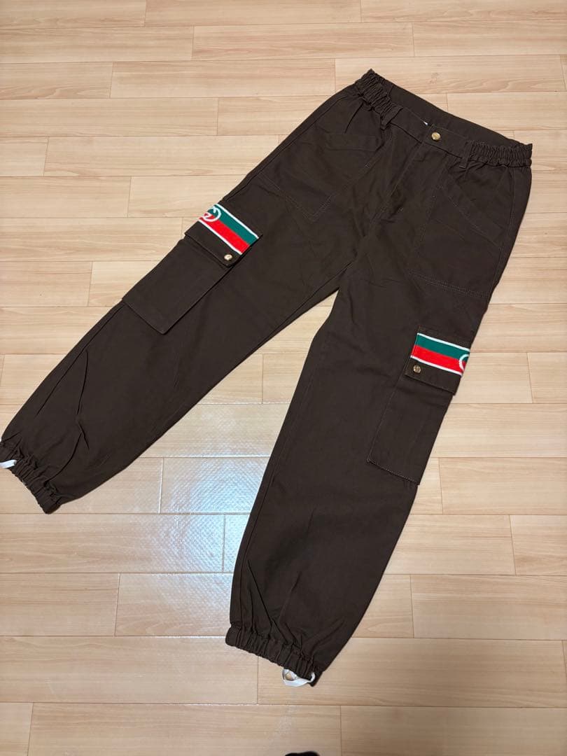GUCCI インターロッキングG シェリーライン カーゴパンツ