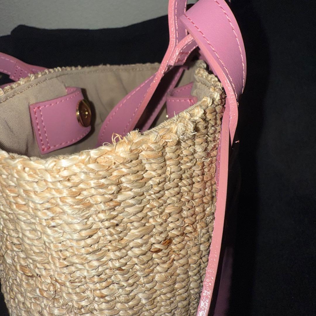 M*i様 VIOLAd'ORO ヴィオラドーロ かごバッグ ピンク