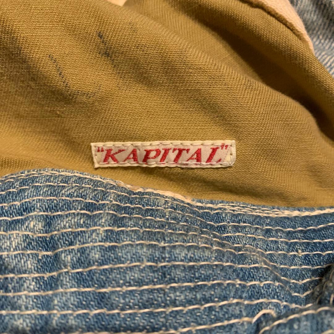キャピタル　kapital デニムバケットハット　帽子　キャップ