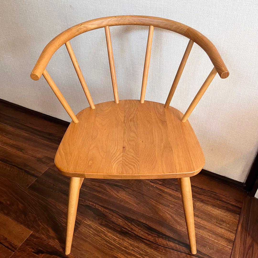 無印良品 オーク材アームチェア【廃盤】(ブナ材のものと類似)