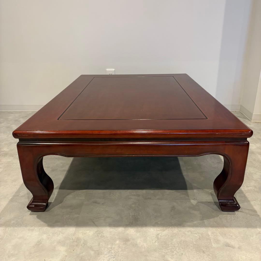 カリモク　ローテーブル　座卓　和室　木製　猫足