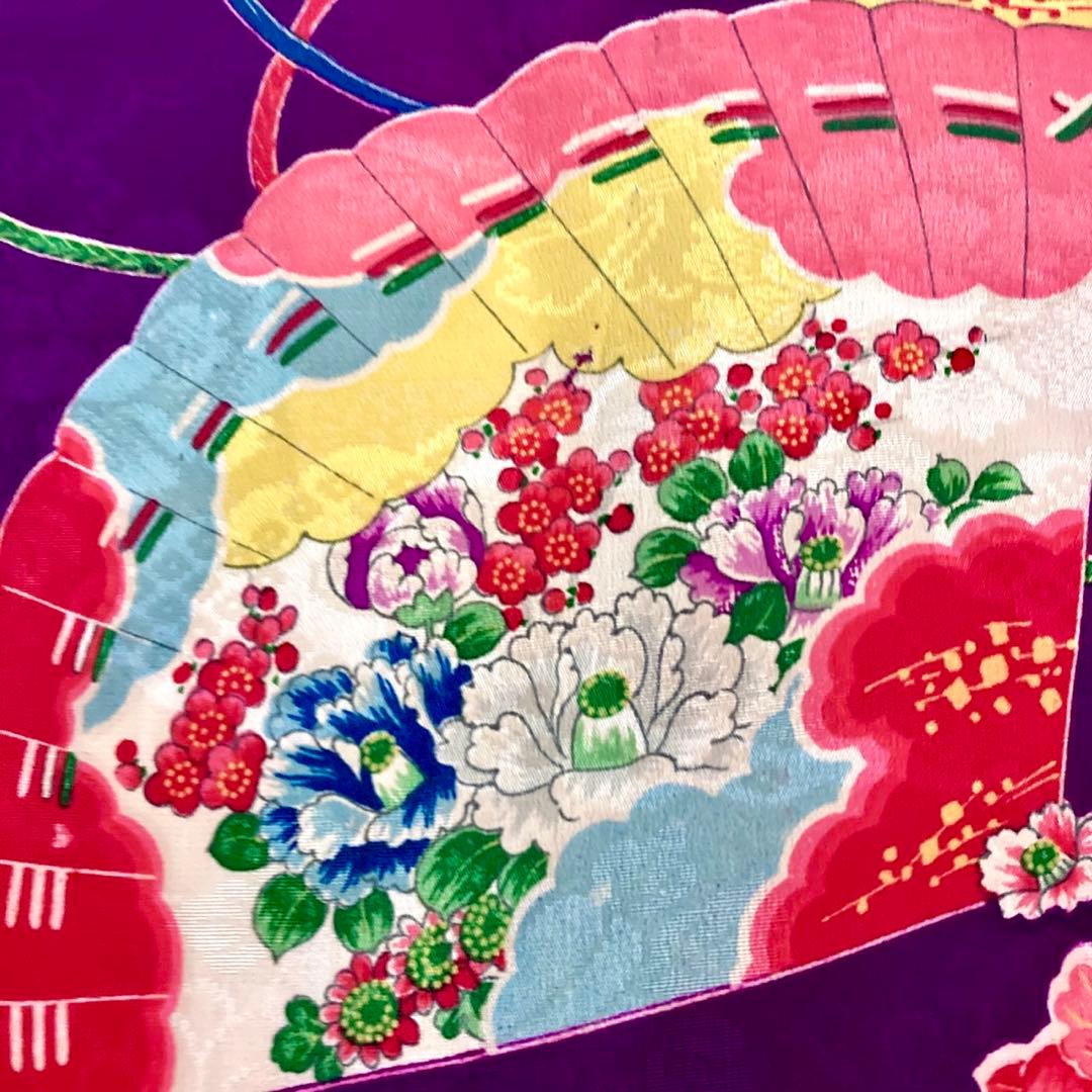 ★ねむです★女の子 子供着物 七五三 アンティーク着物 NO42