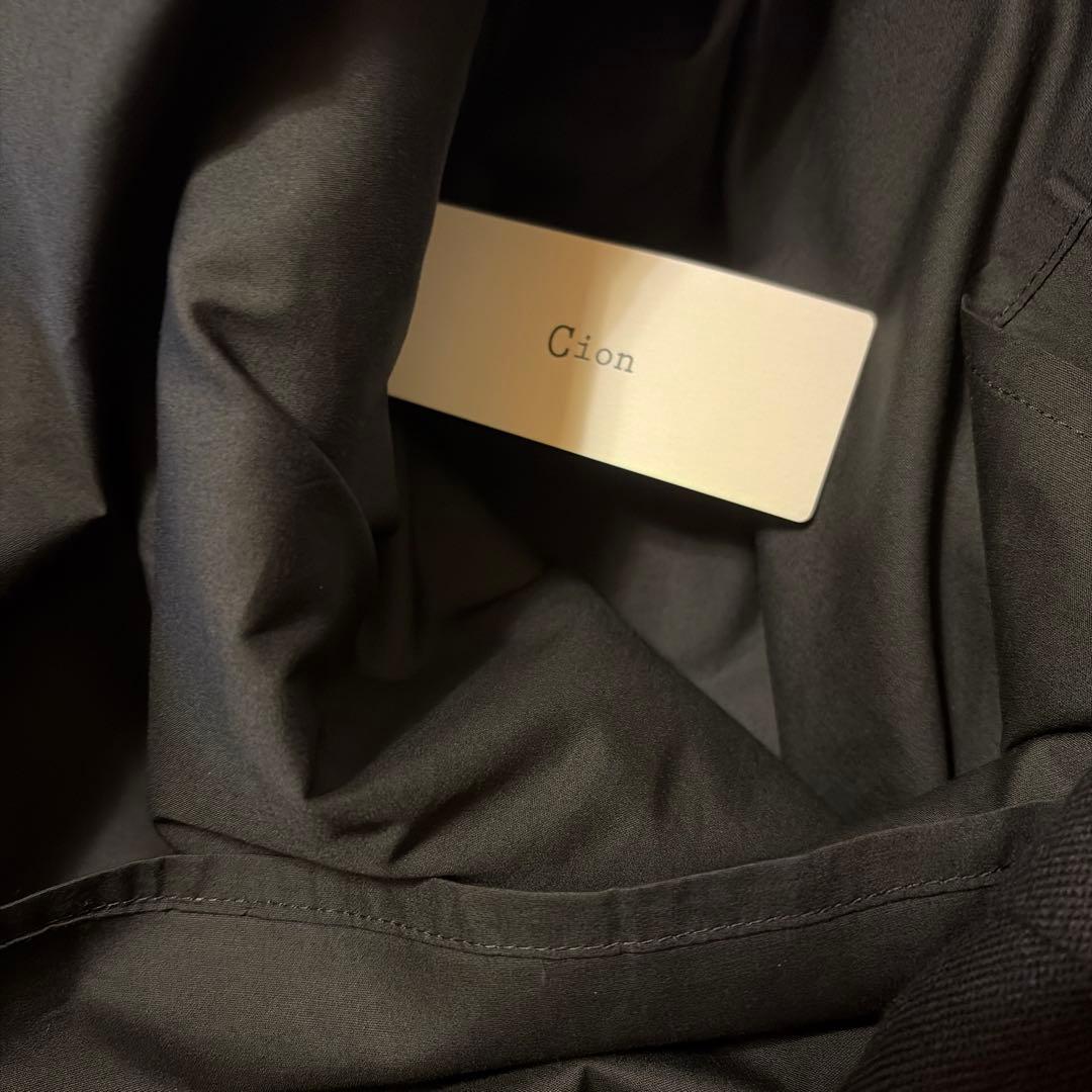 Cion| リネンVネックワンピース (black)